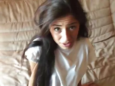 Otäck babe fick vad hon bad om