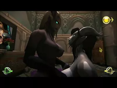 Ögonbindel Jessica Darlin får lite dubbel Shaggi ..