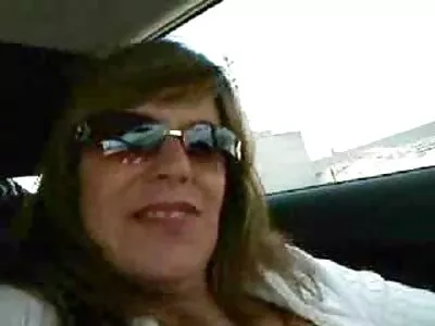 Snygg blondin gör en paus